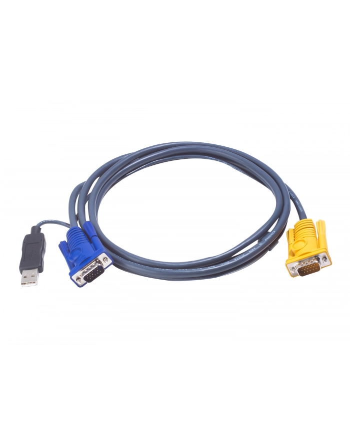 ATEN 2L-5202UP Kabel HD15 - SVGA   mysz   klawUSB  2.0m główny