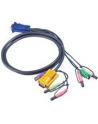 ATEN 2L-5302P Kabel HD15 - SVGA + myszPS + klawPS +  Audio 1.8m - nr 18