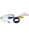 ATEN 2L-5302P Kabel HD15 - SVGA + myszPS + klawPS +  Audio 1.8m - nr 21