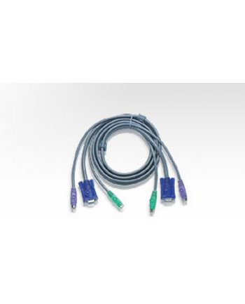 ATEN 2L-1005P/C Kabel 2x SVGA+klawPS+myszPS  5.0m nr 2