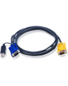 ATEN 2L-5202UP Kabel HD15 - SVGA + mysz + klawUSB  2.0m - nr 14