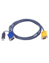 ATEN 2L-5202UP Kabel HD15 - SVGA + mysz + klawUSB  2.0m - nr 19