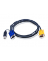ATEN 2L-5202UP Kabel HD15 - SVGA + mysz + klawUSB  2.0m - nr 20