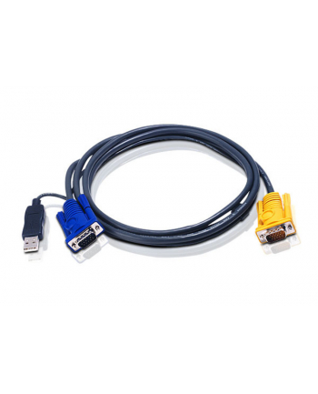 ATEN 2L-5202UP Kabel HD15 - SVGA + mysz + klawUSB  2.0m