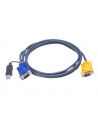 ATEN 2L-5202UP Kabel HD15 - SVGA + mysz + klawUSB  2.0m - nr 32