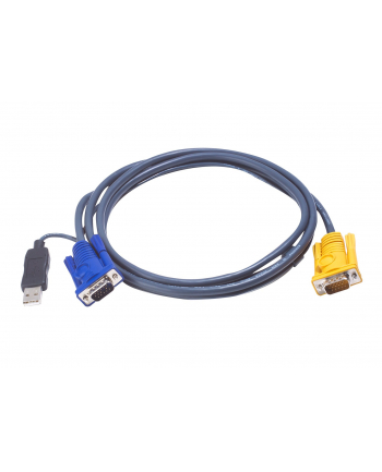 ATEN 2L-5202UP Kabel HD15 - SVGA + mysz + klawUSB  2.0m