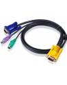 ATEN 2L-5203P Kabel HD15 - SVGA + myszPS + klawPS  3.0m - nr 18