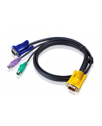 ATEN 2L-5203P Kabel HD15 - SVGA + myszPS + klawPS  3.0m