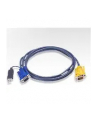 ATEN 2L-5203UP Kabel HD15 - SVGA + mysz + klawUSB  3.0m - nr 39