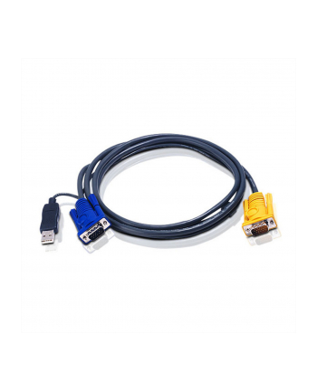 ATEN 2L-5206UP Kabel HD15 - SVGA + mysz + klawUSB  6.0m
