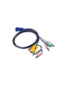 ATEN 2L-5302P Kabel HD15 - SVGA + myszPS + klawPS +  Audio 1.8m - nr 12