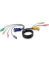 ATEN 2L-5302P Kabel HD15 - SVGA + myszPS + klawPS +  Audio 1.8m - nr 17