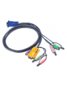 ATEN 2L-5302P Kabel HD15 - SVGA + myszPS + klawPS +  Audio 1.8m - nr 1