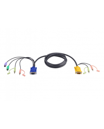 ATEN 2L-5305P Kabel HD15 - SVGA + myszPS + klawPS +  Audio 5