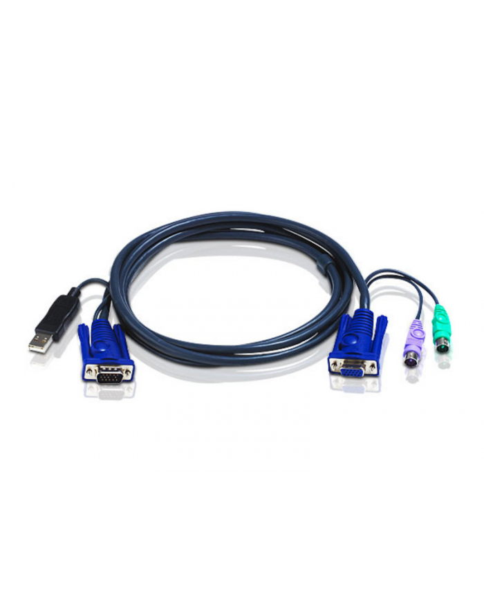 ATEN 2L-5503UP Kabel  SVGA+klawPS+myszPS / USB 3.0m główny