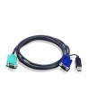 ATEN 2L-5202U Kabel HD15 - SVGA + mysz + klawUSB  2.0m - nr 18