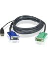 ATEN 2L-5202U Kabel HD15 - SVGA + mysz + klawUSB  2.0m - nr 30