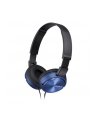 Słuchawki nauszne zamknięte składane, niebieskie SONY MDRZX310L.AE - nr 7
