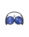 Słuchawki nauszne zamknięte składane, niebieskie SONY MDRZX310L.AE - nr 13