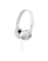 Słuchawki nauszne zamknięte składane, białe SONY MDRZX310W.AE - nr 13