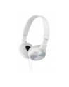 Słuchawki nauszne zamknięte składane, białe SONY MDRZX310W.AE - nr 18