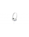 Słuchawki nauszne zamknięte składane, białe SONY MDRZX310W.AE - nr 32