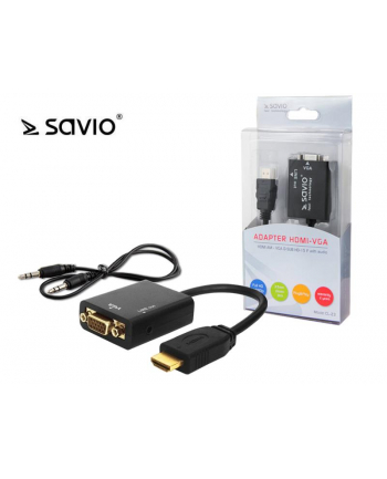Adapter HDMI - VGA SAVIO CL-23