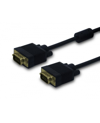 Kabel VGA (M) – VGA (M) ekranowany +2 feryty SAVIO CL-29 1,8