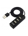 Hub Unitek 4x USB 2.0 mini czarny Y-2140 - nr 2