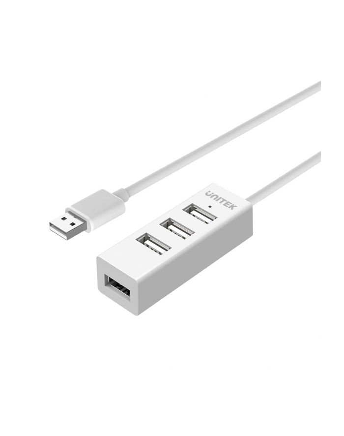 Hub Unitek 4x USB 2.0 mini biały Y-2146 główny