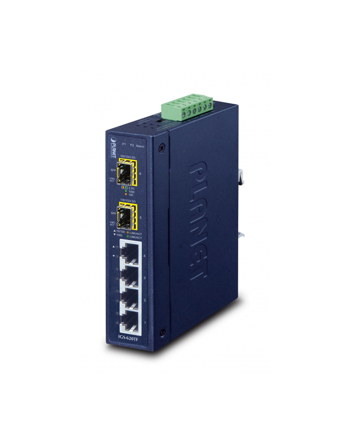 PLANET IGS-620TF SWITCH PRZEM. 4x1000T+2x1000X SFP główny