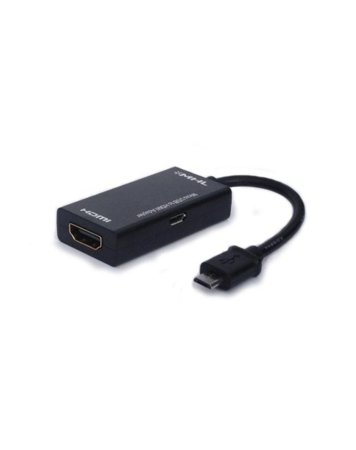 Adapter MHL micro USB (M) do HDMI (F) SAVIO CL-32 główny