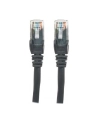 Intellinet Network Solutions Intellinet patch cord RJ45, kat.6 UTP, 0,5m czarny, 100% miedź - nr 28