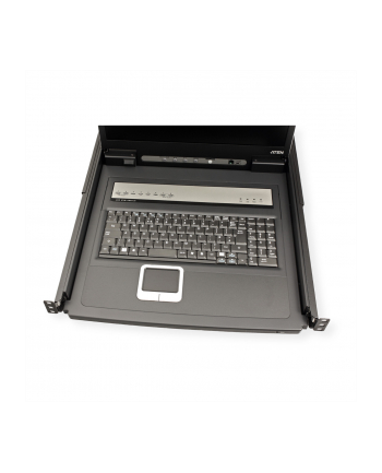 ATEN KVM 8 port LCD 19'' + keyboard + touchpad PS/2 or USB, 1U 19'' Rack