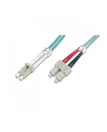 Intellinet Network Solutions Intellinet Światłowód krosowy LC-SC duplex 1m 50/125 OM3 wielomodowy