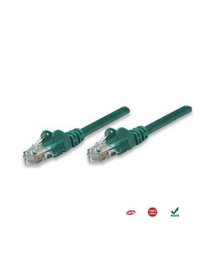 Intellinet Network Solutions Intellinet patch cord RJ45, kat. 5e UTP, 3m zielony, 100% miedź główny