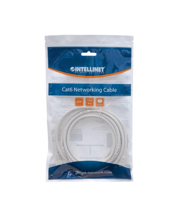 Intellinet Network Solutions Intellinet patch cord RJ45, kat. 6 UTP, 1m biały, 100% miedź