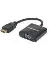Manhattan Konwerter HDMI męski na VGA żeński - nr 33