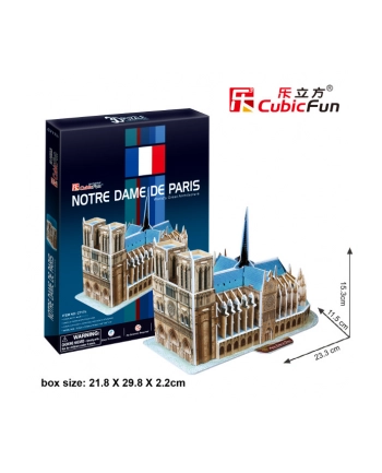 PUZZLE 3D Katedra Notere Dame 40 el.