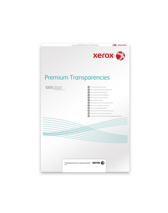 Xerox papier - Transparency 100m A4 Plain - Digital Color ( 50 ark., A4) główny