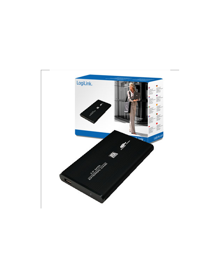 Logilink 2.5'' IDE  drive case to USB 2.0, black główny