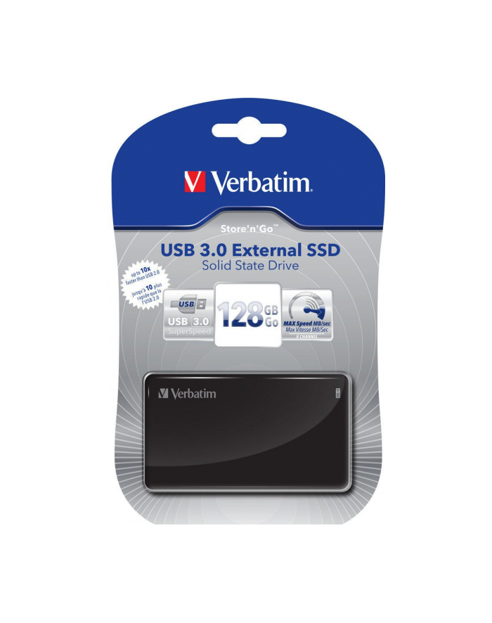 VERBATIM HDD SSD 128GB USB 3.0 external główny