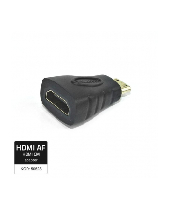 Qoltec Przejściówka HDMI A żeńska/ Mini HDMI męska