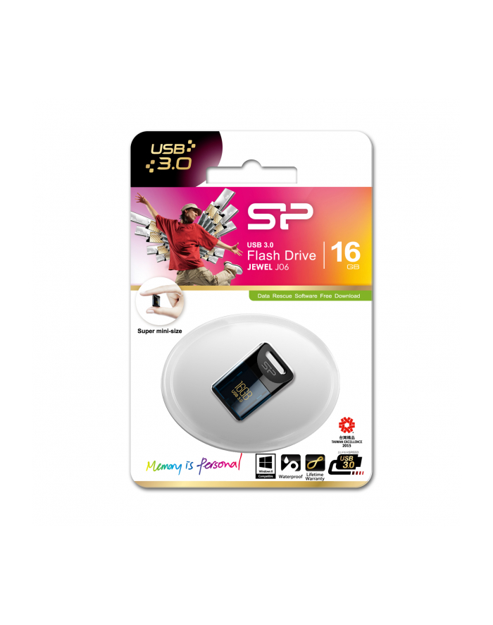 SILICON POWER 16GB, USB 3.0 FlASH DRIVE, Jewel J06, Deep Blue główny