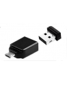 VERBATIM Flash Disk NANO 16 GB Store'n'Stay + micro USB OTG adapter USB 2.0 czarny - nr 23