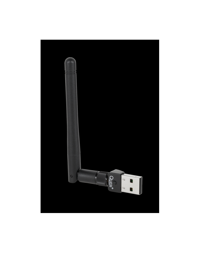 LECHPOL Karta sieciowa WIFI 802.11 b/g/n USB Quer z anteną