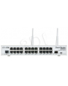 MikroTik CloudRouterSwitch CRS125-24G-1S-2HnD-IN, 600MHz CPU, 128MB RAM, 24xLAN, 2.4 Wi-Fi, 1xSFP slot,1x microUSB,vč.L5 - nr 7