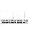 MikroTik CloudRouterSwitch CRS125-24G-1S-2HnD-IN, 600MHz CPU, 128MB RAM, 24xLAN, 2.4 Wi-Fi, 1xSFP slot,1x microUSB,vč.L5 - nr 10