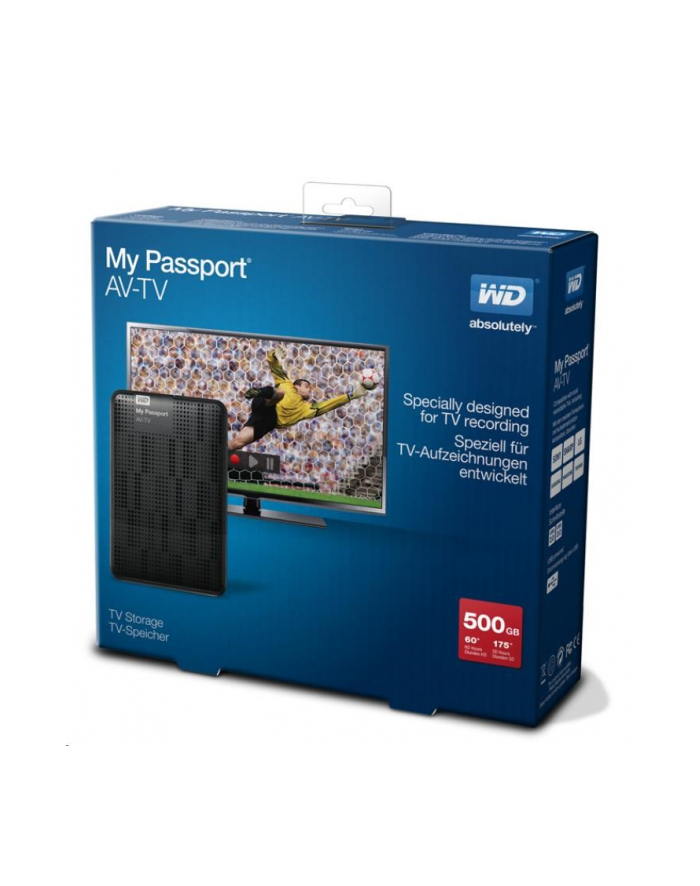 WESTERN DIGITAL Dysk WD My Passport AV-TV 500GB USB 3.0 główny