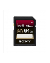 Sony 64GB Class 10 UHS-I SDHC 94MB/s Memory Card - nr 1